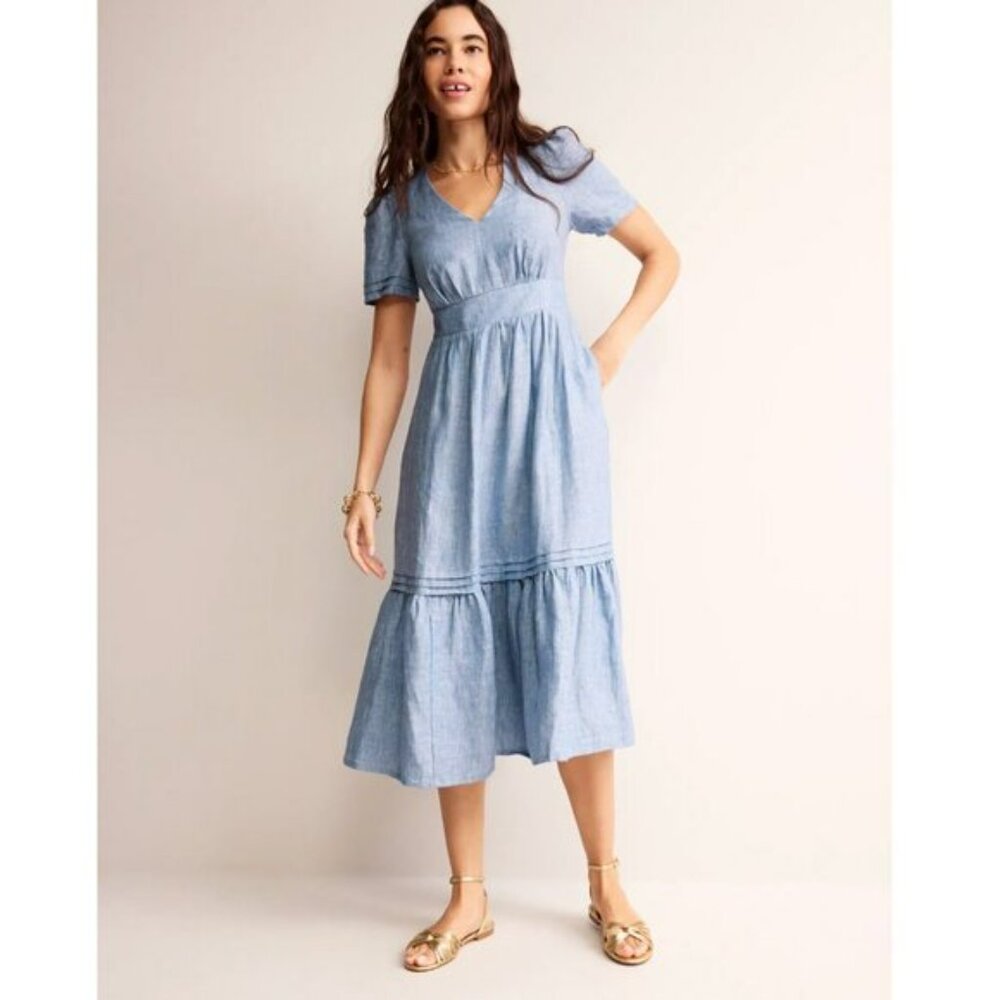 Boden Blue Midi Dress